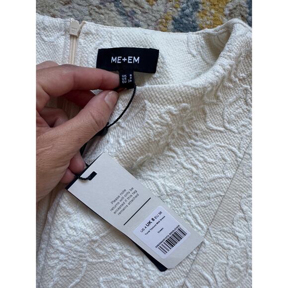 ME+EM Tonal Texture Midi Dress - Picture 10 of 12